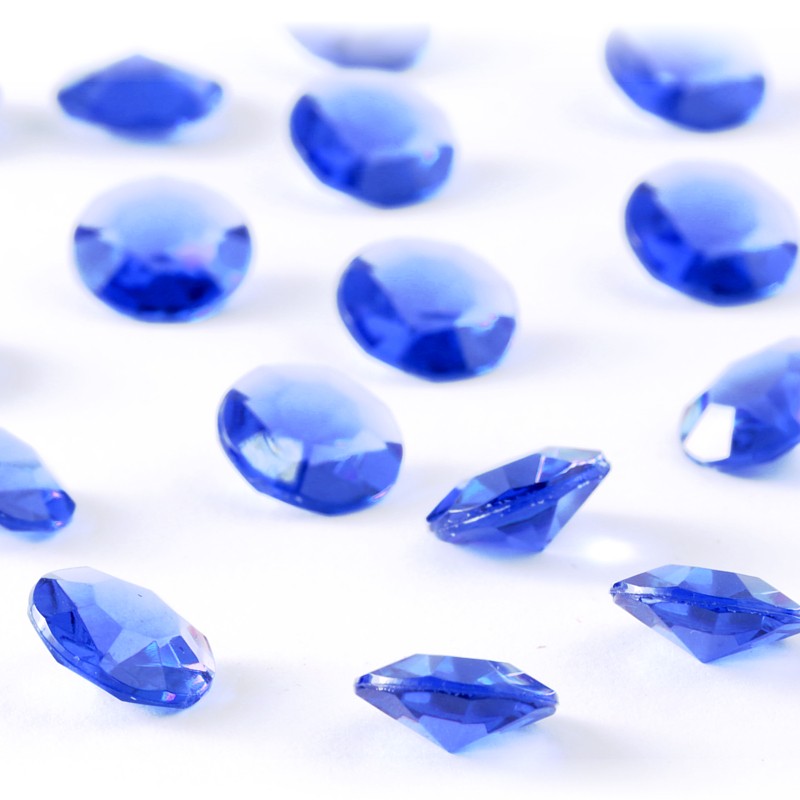 zamówienia hurtowe Diamentowe konfetti 12 mm (niebieskie) - 100 szt.