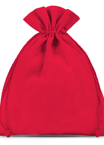 5 szt. Woreczki bawełniane 15 x 20 cm - czerwone