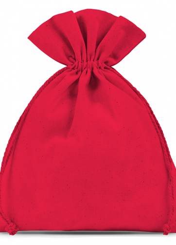 5 szt. Woreczki bawełniane 18 x 24 cm - czerwone